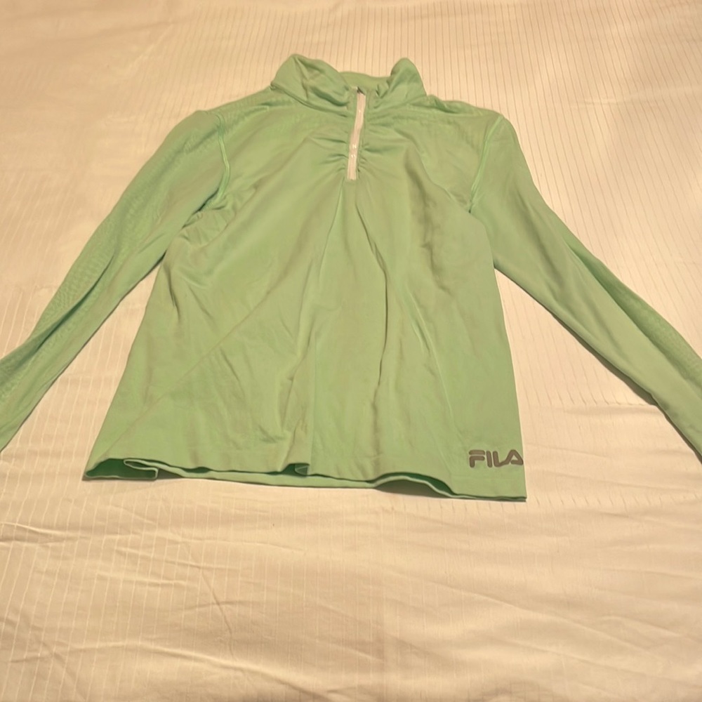 FILA fitted half zip.